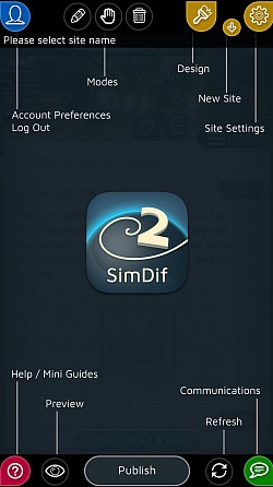 Det är en fullfjädrad hemsidebyggare på din Android-telefon