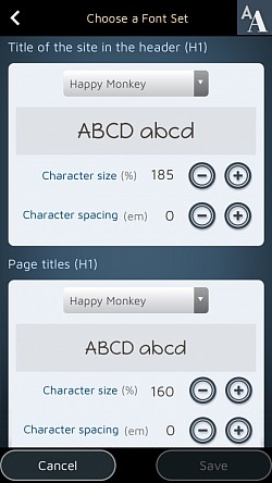 Full kontroll över de teckensnitt som används på din webbplats